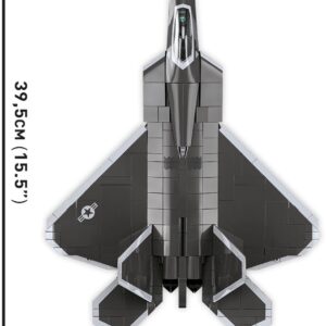 COBI Armed Forces Lockheed F-22 Raptor, Black & White