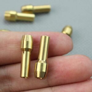 2 Set of Brass Collet Fits Dremel Rotary Tools Including 1mm/1.6mm/2.3mm/3.2mm