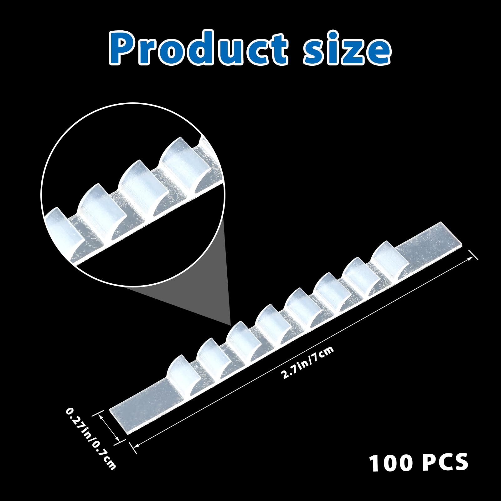 Bremorou 100 Pcs Non Slip Hanger Grips for Wood Hangers Rubber Hangers Non Slip Clear Adhesive Clothes Hanger Strips Grippers with Fins Hanging Accessories for Wood Hangers Hangers Home Stores Use