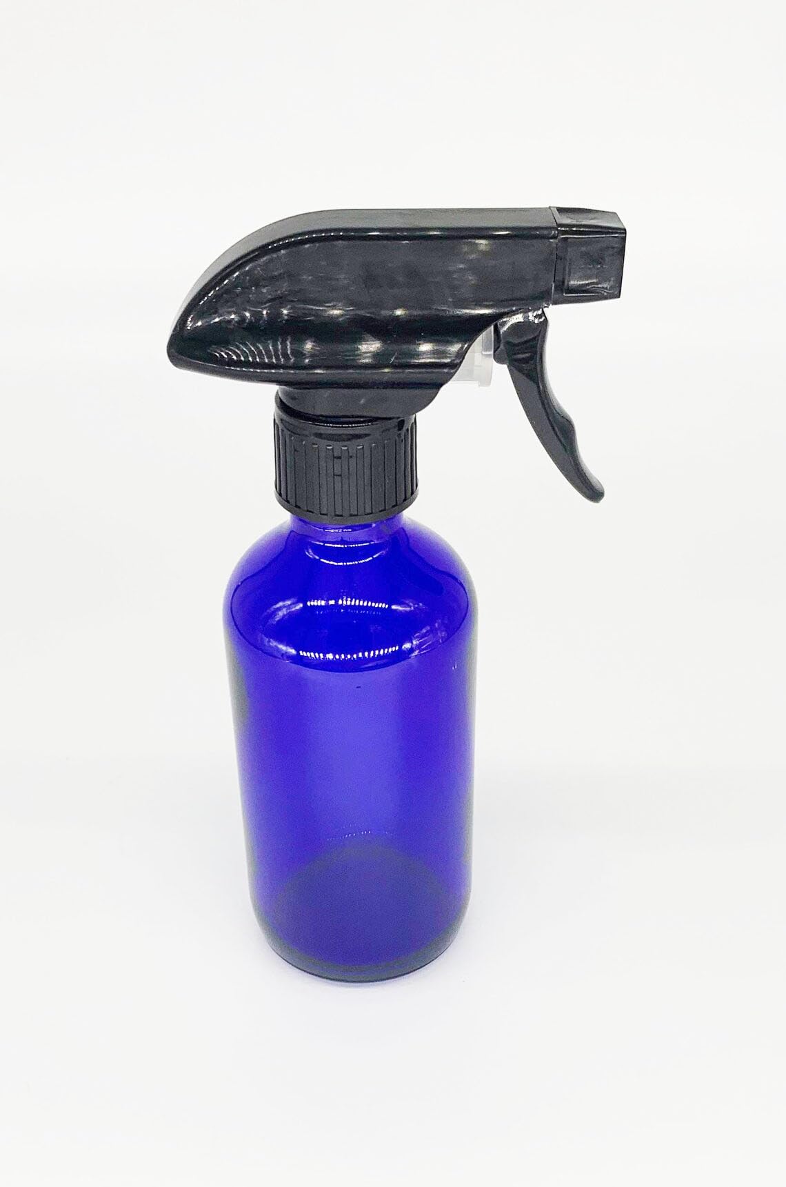 Medical Sales Supply 8oz Cobalt Blue Glass Bottles with Durable Trigger Sprayers - (2 Pack)