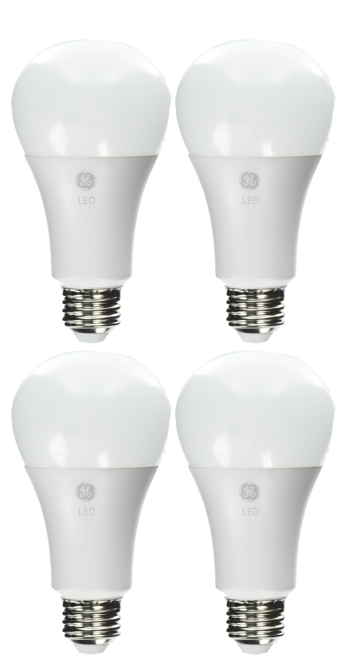 GE (4 Bulbs) Lighting 65721 LED A21, 12 watt (75 watt Equivalent) Soft White A21, Non-dimmable, LED Light Bulb, 1100 lumens