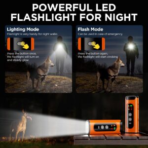 2024 Dog Bark Deterrent Device, Anti-Bark Device for Dog Training & Behavior Aid, No Need to Yell or Pat, Simply Point at The Dog Within 35ft, Ultra-Bright LED Flashlight | Bark Collar Alternative