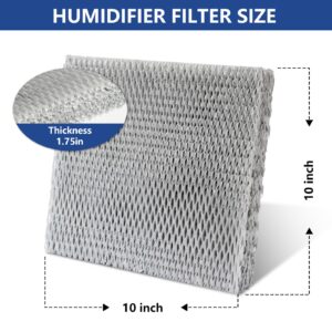 10 Water Panel Humidifier Filter Pad for AprilAire Whole House Humidifier Models 110, 220, 500, 500A, 500M, 550, 550A, 558 Humidifier Replacement Wicks Filters - 2 Pack