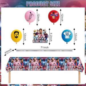 Birthday Decorations Kit, 36pcs Party Decorations includes Banner, Backdrop, Balloons, Cupcake Toppers, Tablecloth, for Birthday Party Decoration Party Supplies