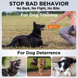 2024 Dog Bark Deterrent Device, Anti-Bark Device for Dog Training & Behavior Aid, No Need to Yell or Pat, Simply Point at The Dog Within 35ft, Ultra-Bright LED Flashlight | Bark Collar Alternative