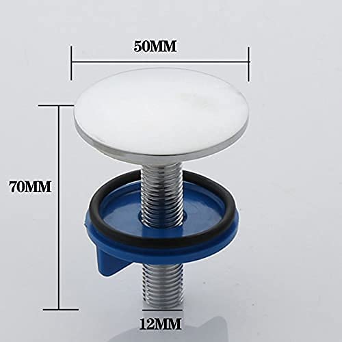 Bathtub Sink Plug Faucet Kitchen Bathroom Supplies Stainless Steel Hole Stopper Cover Washbasin Metal Plugs