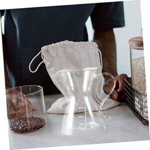 Pour over Coffee Maker Manual Espresso Machine Espresso Machines for Home Stainless Steel Espresso Maker Drinking Pitchers Metal Tea Kettle Hand Drip Coffee Tea Pot Coffee Holder teapot