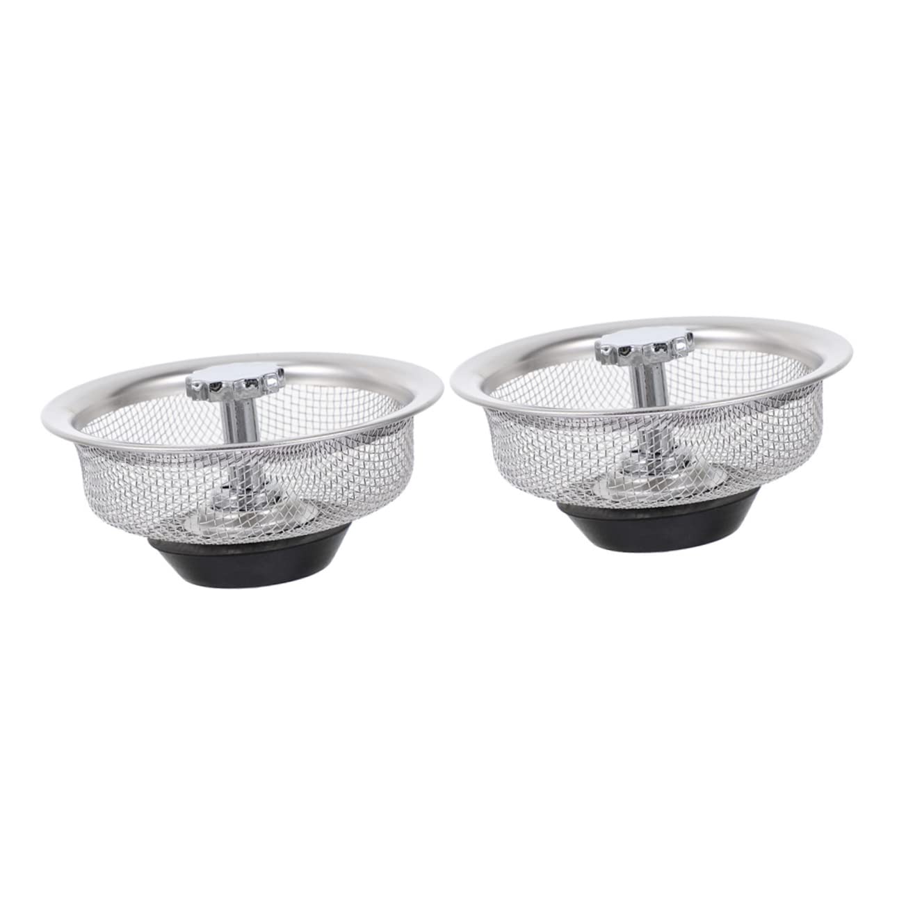 Homoyoyo 2pcs Sink Strainer Kitchen Sink Basket Sink Sink Hair Catcher Kitchen Sink Food Catcher Bathtub Drain Stopper Sink Stopper Strainer Filter Drain Basket