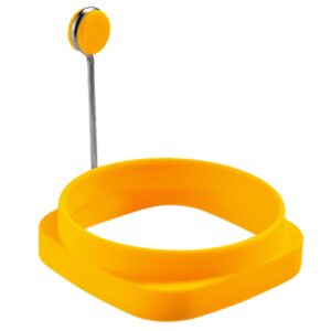 Fried Egg High Temperature Resistance Flexible Food Grade Double-sided Square Round Egg Fryer Mould for Home Fried Egg Ring