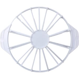 FDXGYH Round Cake Portion Marker 10 or 12 Slices Plastic Pie Divider Cake Slicer/Cutter with Handle for Pastry Baking