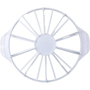 FDXGYH Round Cake Portion Marker 10 or 12 Slices Plastic Pie Divider Cake Slicer/Cutter with Handle for Pastry Baking