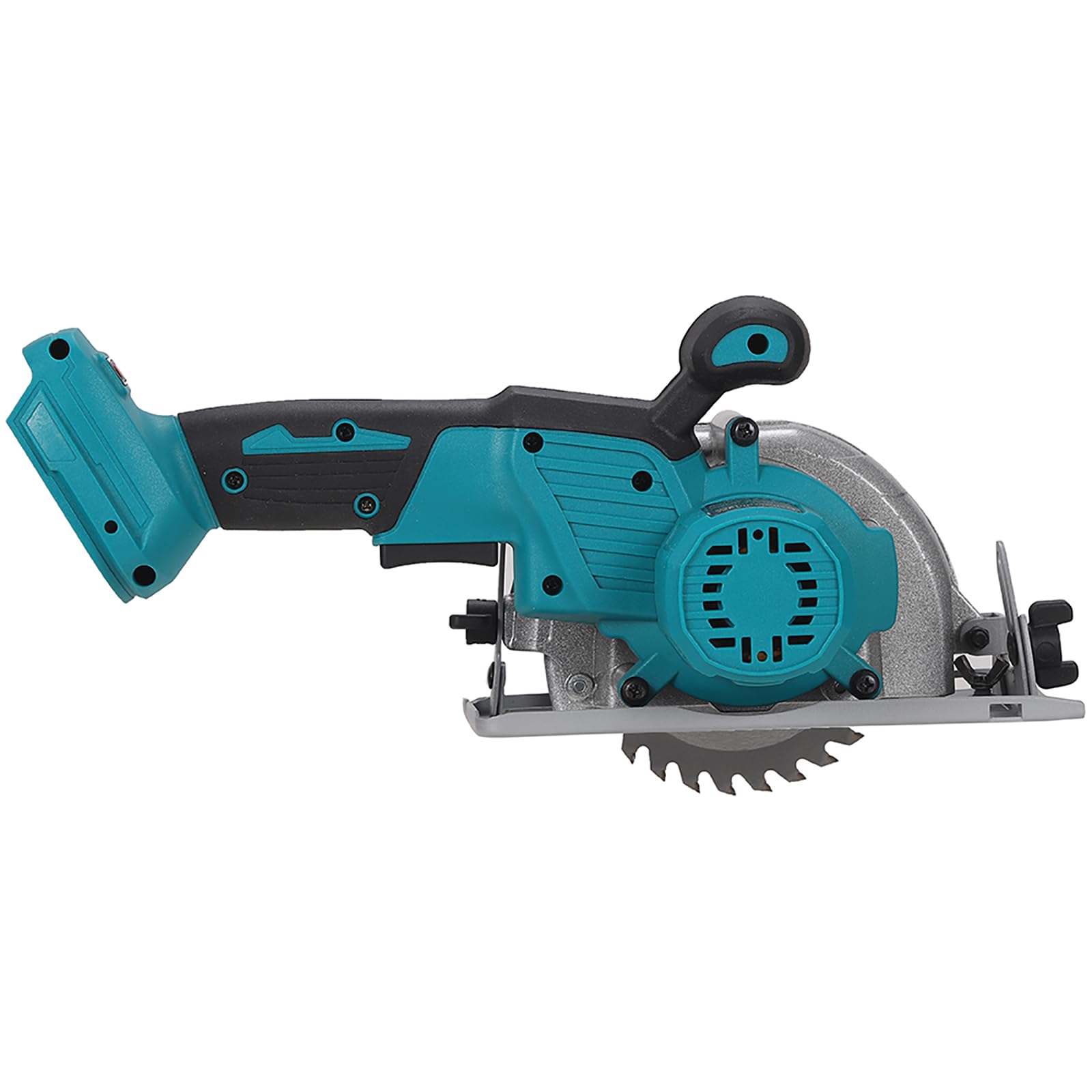 5 Inches Brushless Cordless Circular Saw for Makita 18V Battery(Tool Only),6500 RPM Compact Circular Saw,20mm Arbor with 1 TCT 30T Wood Blade and Scale Ruler