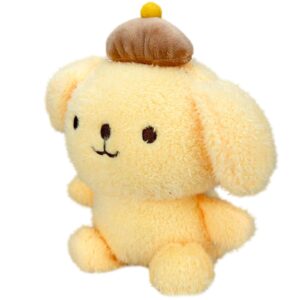 Pompompurin Plush Toys 8IN, Lovely Kawaii Cinnamonroll Kitty Kuroumi Anime Plush Stuffed Animals Doll, Soft and Cute Cartoon Stuffed Plush Toys for Kids, Fans, Collectors Home Decor