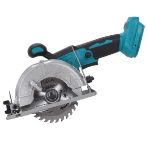 5 inches brushless cordless circular saw for makita 18v battery(tool only),6500 rpm compact circular saw,20mm arbor with 1 tct 30t wood blade and scale ruler