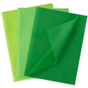 simetufy green tissue paper for gift bags, 115 sheets of 14 x 20 inches christmas green wrapping paper, 3 colors gift wrapping tissue paper bulk for diy crafts birthday wedding saint patrick's day