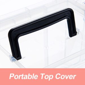 jyibinee Storage Box Strong Load-bearing Cover with Handle Toy Storage Box Household Products Storage Holder