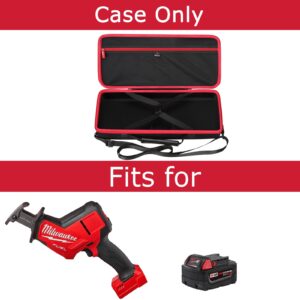 Mchoi Hard Case Suitable for Milwaukee M18 FUEL Cordless Hackzall Reciprocating Saw 2719-20, Waterproof Shockproof Milwaukee Tools Protective Case, Case Only