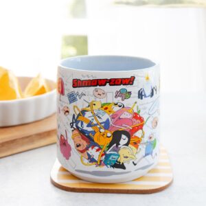 Adventure Time Characters Single Stackable Ceramic Mug | Coffee Cup For Tea, Espresso, Cocoa | Holds 13 Ounces