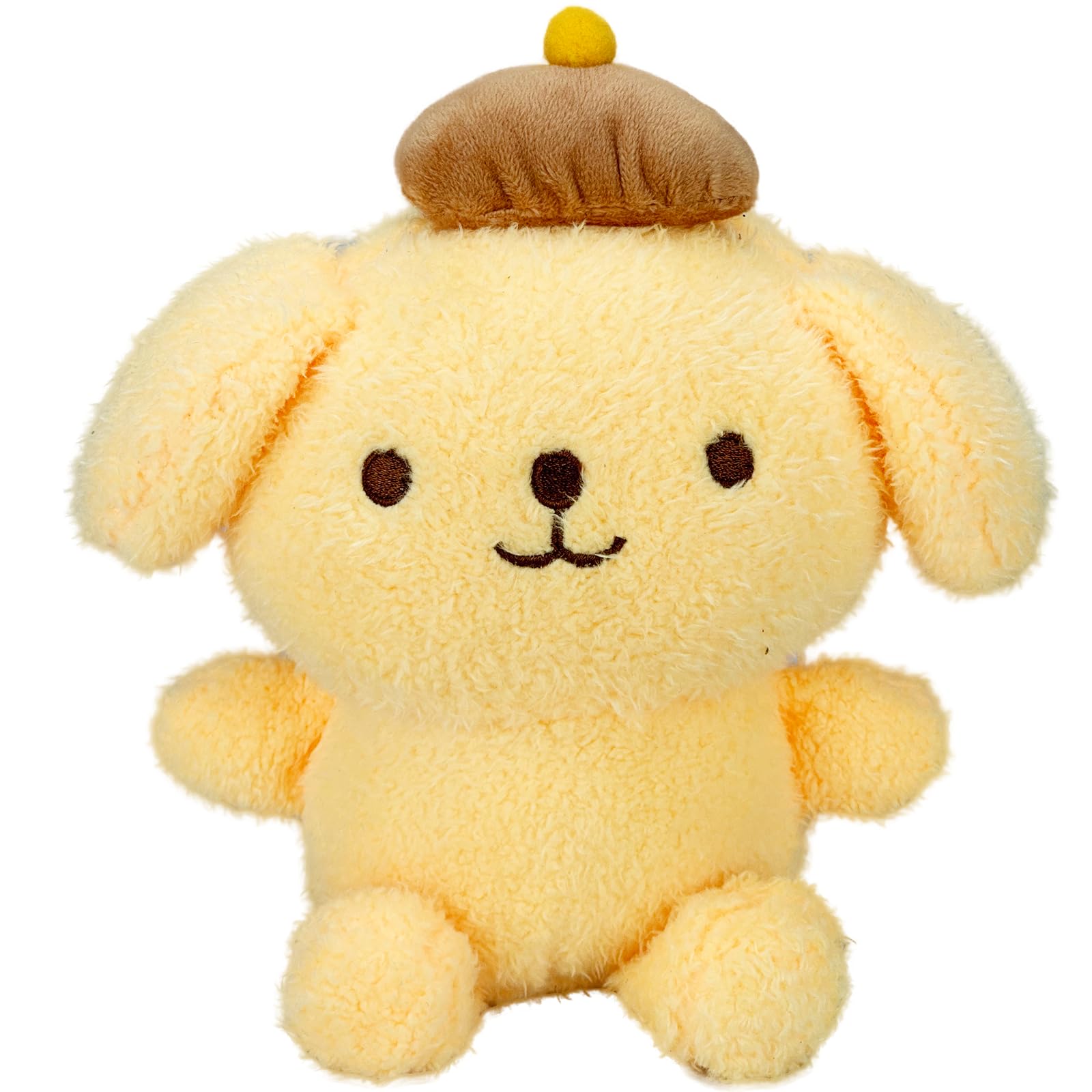 Pompompurin Plush Toys 8IN, Lovely Kawaii Cinnamonroll Kitty Kuroumi Anime Plush Stuffed Animals Doll, Soft and Cute Cartoon Stuffed Plush Toys for Kids, Fans, Collectors Home Decor