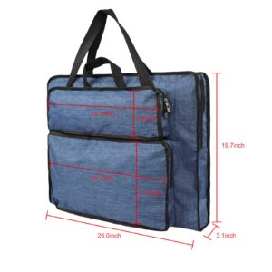 Art Portfolios Case Art Portfolio Tote Bag Portfolio Folder for Artwork Art Portfolio Binder Folder Waterproof 20"x 26"