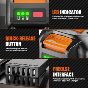 Supowill 20V 6.0Ah Replacement for Worx 20V Battery PowerShare 20V Battery for WA3520 WA3525 WA3575 WA3578 WG151s WG155s WG251s WG255s WG540s WG545s WG890 WG891