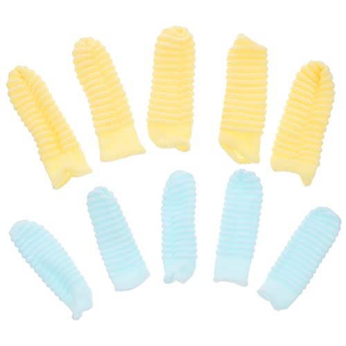 Angoily 40 Pcs Pet Toothbrush Gloves Chew Brush for Dogs Dog Toothbrush Finger Dog Chew Toy Cat Toothbrush Finger Small Dog Toothbrush Pet Supplies Comfortable Tooth Brushing Set Polyester