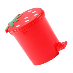 PRETYZOOM Desktop Trash Can Garbage Bin Pen Pencil Cup Holder Luggage Cup Holder Desktop Garbage Can Desktop Wastebasket Kawaii Trash Bin Trash Recycling Containers Mini Child Thing Pp Food