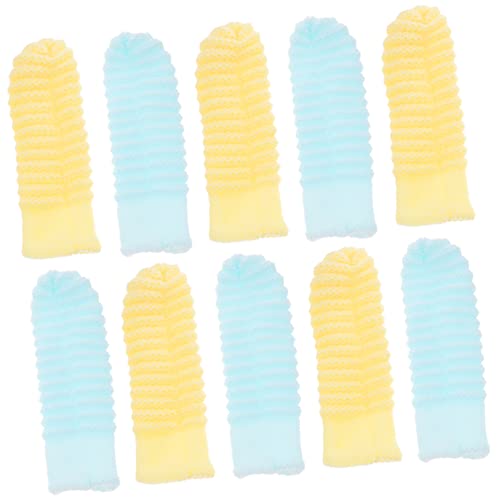 Angoily 40 Pcs Pet Toothbrush Gloves Chew Brush for Dogs Dog Toothbrush Finger Dog Chew Toy Cat Toothbrush Finger Small Dog Toothbrush Pet Supplies Comfortable Tooth Brushing Set Polyester