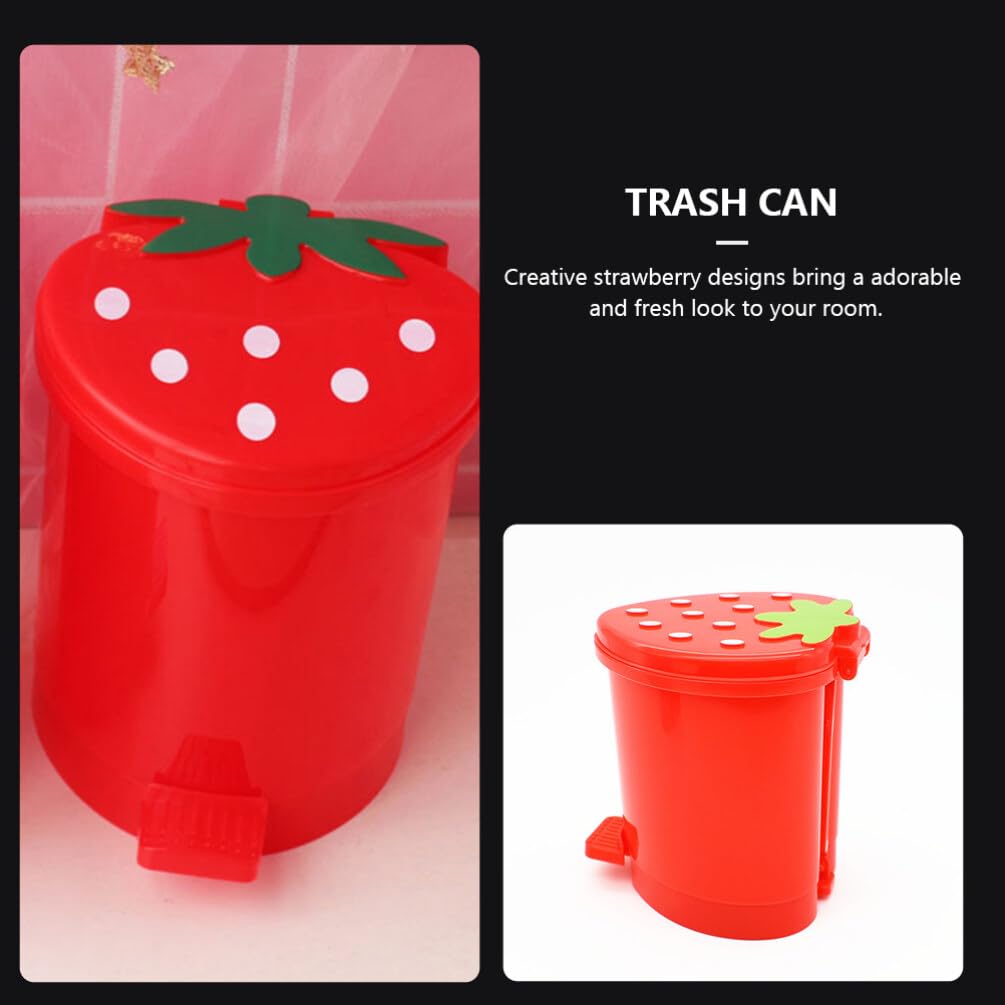 PRETYZOOM Desktop Trash Can Garbage Bin Pen Pencil Cup Holder Luggage Cup Holder Desktop Garbage Can Desktop Wastebasket Kawaii Trash Bin Trash Recycling Containers Mini Child Thing Pp Food