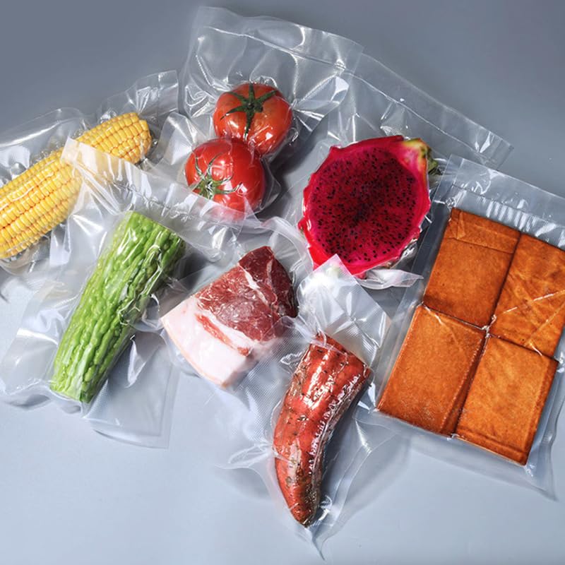 Perfect Part Vacuum Seal Bags - Pack of 50 Precut Vacuum Sealer Bags for Food, Heavy Duty Vacuum Bags for Food Saving Vacuum Sealer Machine, Vacuum Packing Bags for Travel & Food Preservation