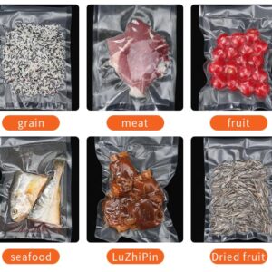 Perfect Part Vacuum Seal Bags - Pack of 50 Precut Vacuum Sealer Bags for Food, Heavy Duty Vacuum Bags for Food Saving Vacuum Sealer Machine, Vacuum Packing Bags for Travel & Food Preservation