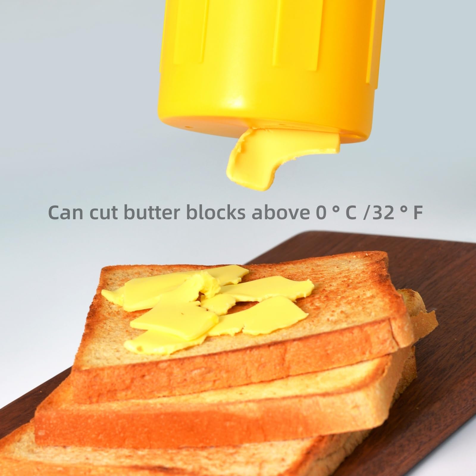 ActSimpl Butter Slicer Cutter, Easy to Cut Cold Butter stick straight from the freezer and spread butter quickly onto your food, Butter dispenser with lid for fridge to keep your butter fresh longer