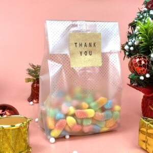 Cookie Bags, Cellophane Treat Bags, Muffin Bags, Dessert Bags, Baked Goods Bags, Translucent plastic bags for Candy, Cake