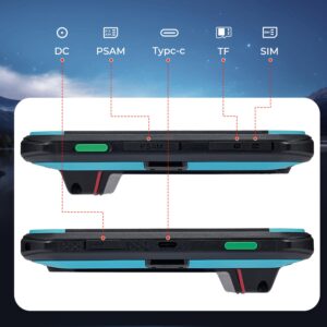 MUNBYN Rugged Tablet Scanner, Android 13 Industrial Tablet, 8" Inventory Tablet, 4GB+64GB, Equip with Honeywell N6703 Barcode Scanner Tablet, IP66 Enterprise Tablet with Barcode Scanner for Warehouse