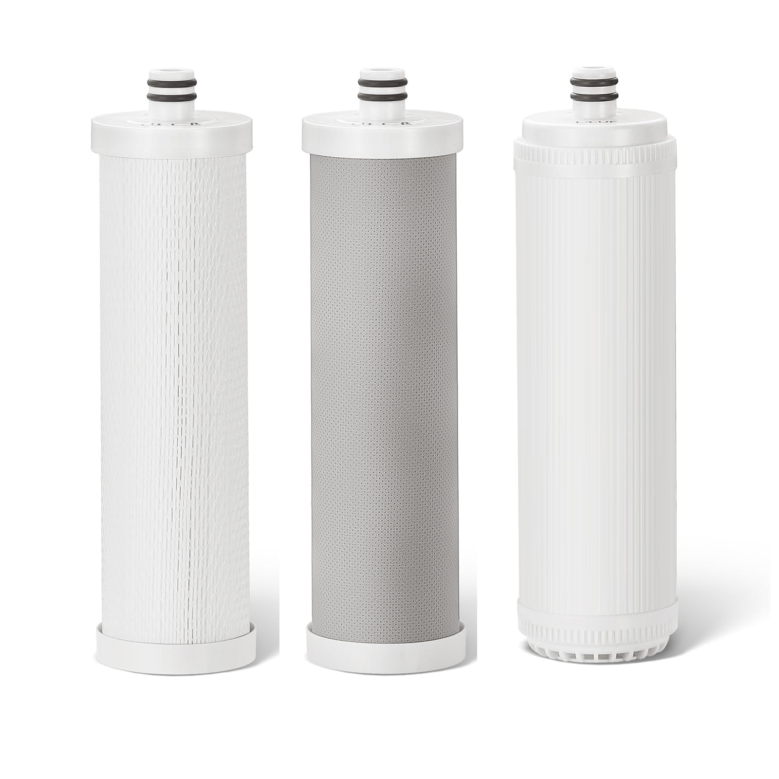 Fachioo Replacement Filters for Waterdrop® WD-TST-UF Under Sink Water Filter System, Fits Waterdrop® WD-P1, WD-U2, WD-C3, Reduces PFAS, PFOA/PFOS, Chlorine, Last Up to 24 Months (Pack of 3)