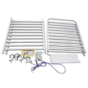 Stuffygreenus 20-Tier Sheet Pan Rack, Bun Pan Rack, Aluminum Bakery Rack, Home Commercial Kitchen Bakery Cooling Rack, 4 Wheels