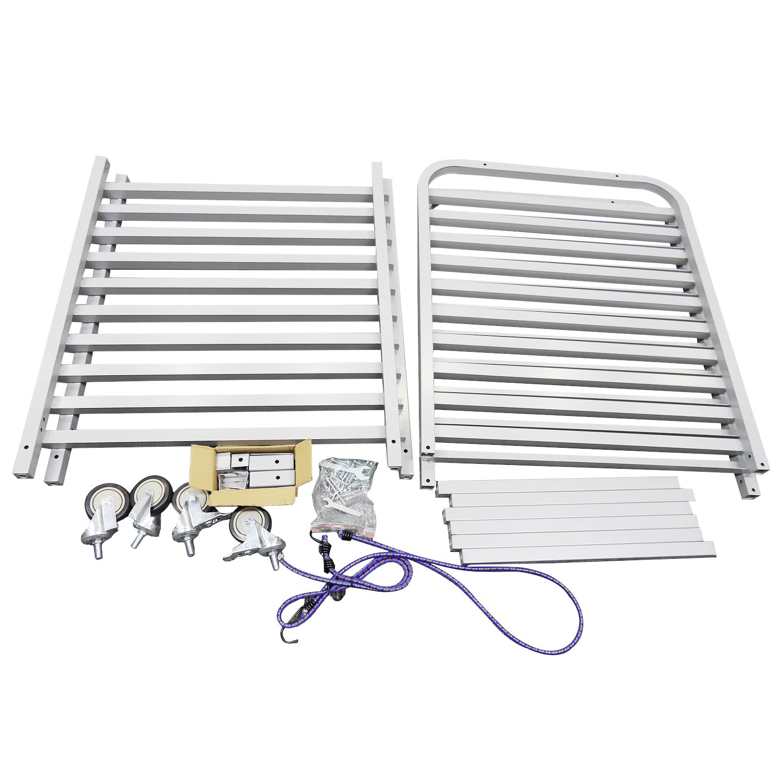 Stuffygreenus 20-Tier Sheet Pan Rack, Bun Pan Rack, Aluminum Bakery Rack, Home Commercial Kitchen Bakery Cooling Rack, 4 Wheels