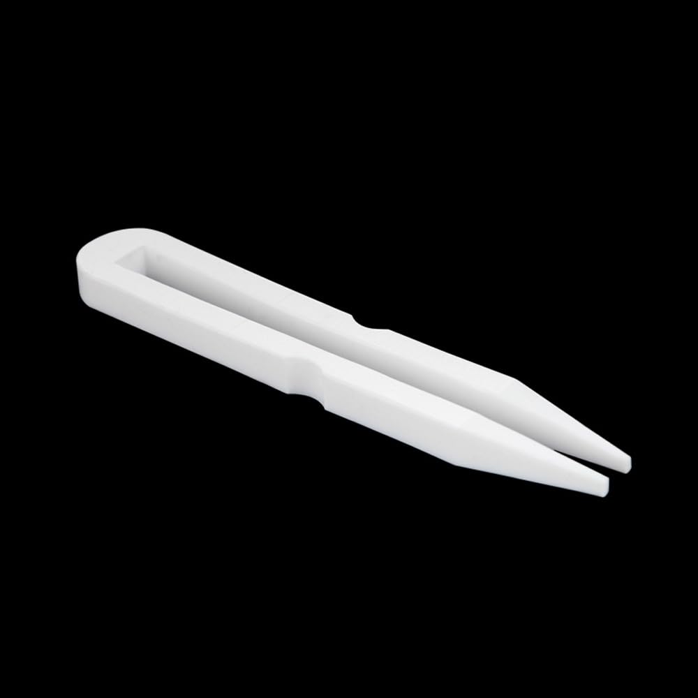 PTFE Sampling Tweezers, Thickened PTFE Teflon Tweezers, Resistant To Strong Acid And Alkali, 100~300mm Length (150ml)