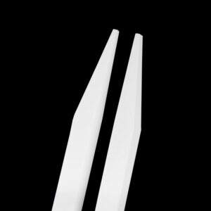 PTFE Sampling Tweezers, Thickened PTFE Teflon Tweezers, Resistant To Strong Acid And Alkali, 100~300mm Length (150ml)