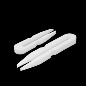 PTFE Sampling Tweezers, Thickened PTFE Teflon Tweezers, Resistant To Strong Acid And Alkali, 100~300mm Length (150ml)