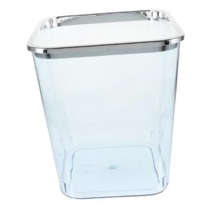 honmeet transparent trash can garbage can clear square trash can waste paper basket waste basket trash bucket bathroom wastebasket large capacity trash bin container box household office