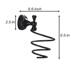 Oil Rubbed Bronze Hair Dryer Holder Wall Mount Hair Blower Bracket