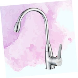 Homoyoyo Kitchen Faucet Drinking Water Faucet Garden Cold Tap Faucets for Bath Sinks Sink Faucet Bath Tub Tap Faucet Tub Faucet Water Spigot Picnic Table Clips Hot and Cold Mop to Rotate