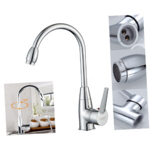 Homoyoyo Kitchen Faucet Drinking Water Faucet Garden Cold Tap Faucets for Bath Sinks Sink Faucet Bath Tub Tap Faucet Tub Faucet Water Spigot Picnic Table Clips Hot and Cold Mop to Rotate