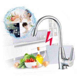 Homoyoyo Kitchen Faucet Drinking Water Faucet Garden Cold Tap Faucets for Bath Sinks Sink Faucet Bath Tub Tap Faucet Tub Faucet Water Spigot Picnic Table Clips Hot and Cold Mop to Rotate