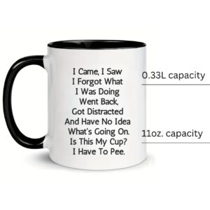 MissDaisy-Funny Mug For The Elderly, 11oz Ceramic Coffee Mug/Tea Cup, Senior Citizens Mug, For Senior Women And Men, Birthday, Mothers Day, Fathers Day, Christmas Mug