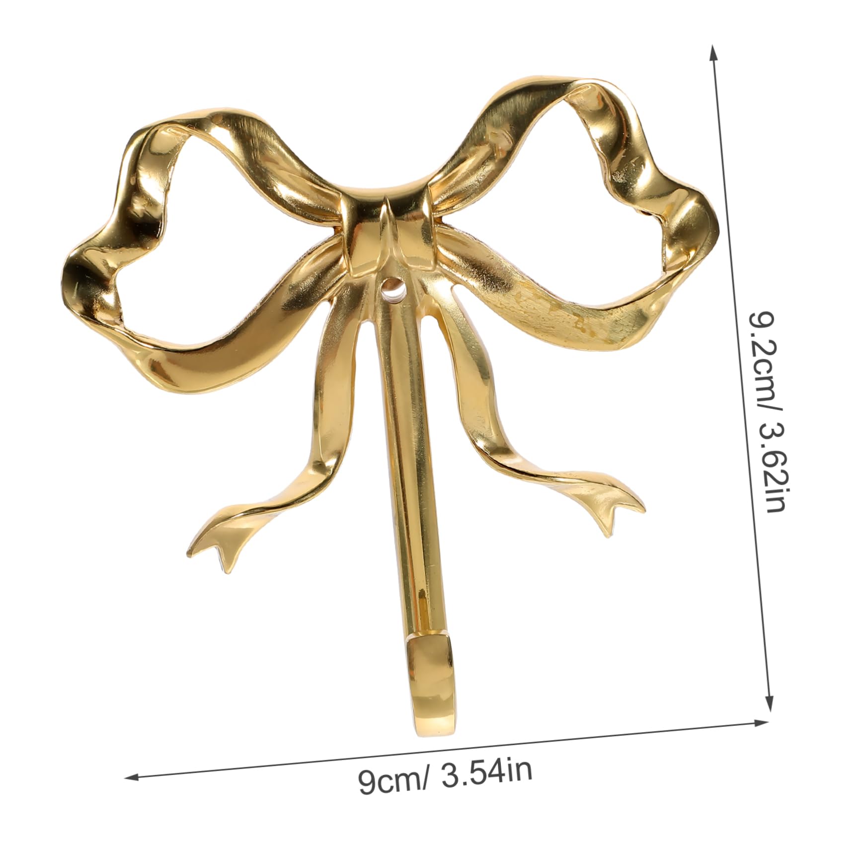 Bow Hook Single Hanger Gold Coat Hooks Bow Shaped Wall Hook Wall Hanging Coat Hook Bathroom Wall Hook