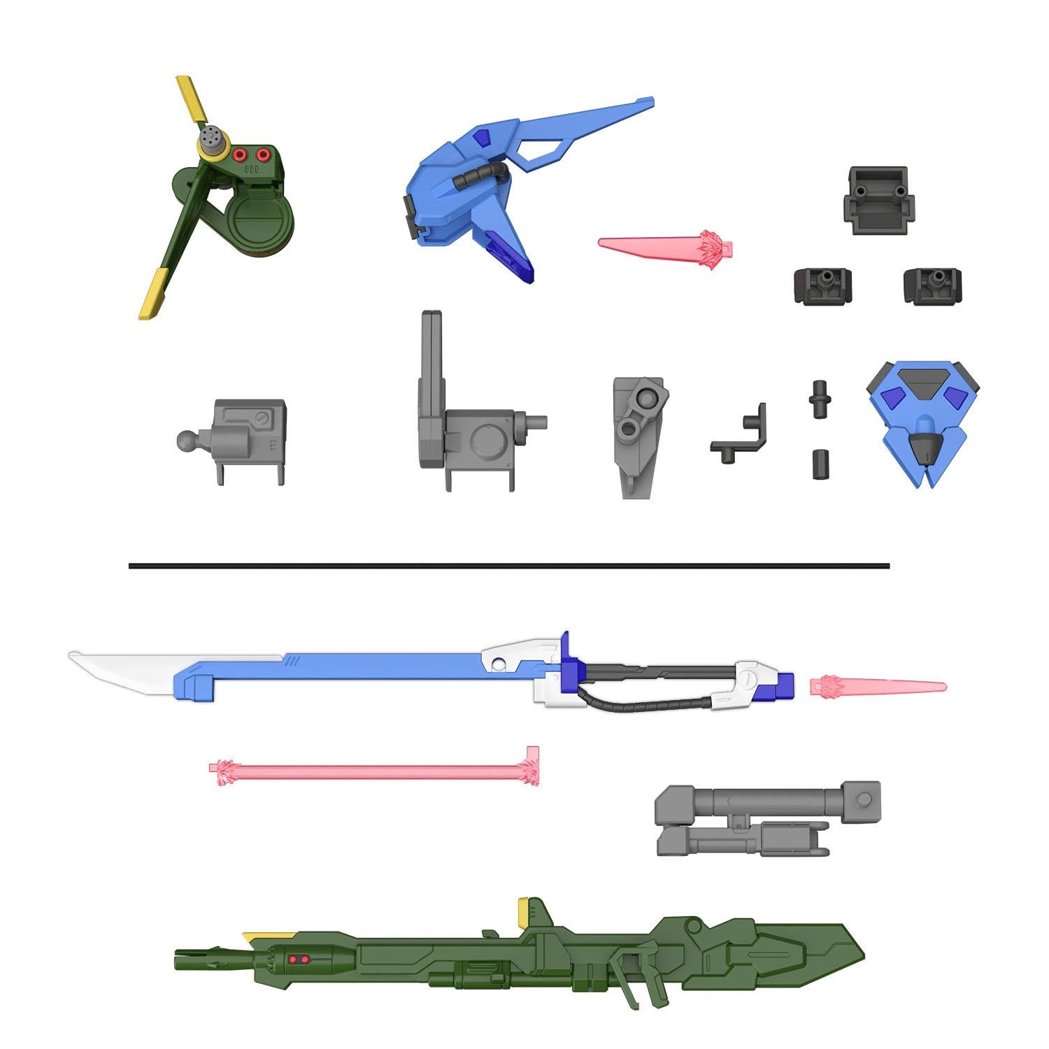 Bandai Hobby - Gundam Seed - #02 Option Parts Set Gunpla 02 (Launcher Striker & Sword Striker), Bandai Spirits Model Kit