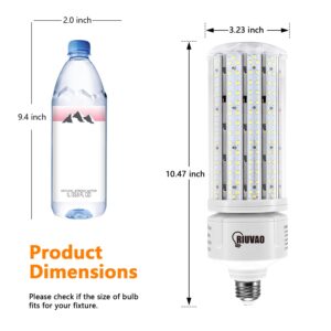 2 Pack 100W LED Corn Bulb, E26 /E39 Base Led Corn Light Bulb, Super Bright 15000lm 5000k Led Bulb, 1000W Equivalent CFL Metal Halogen HID Waterproof Led Corn Bulb for Outdoor Indoor Area Garage