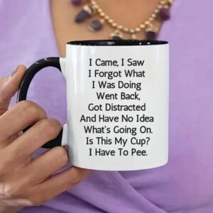 MissDaisy-Funny Mug For The Elderly, 11oz Ceramic Coffee Mug/Tea Cup, Senior Citizens Mug, For Senior Women And Men, Birthday, Mothers Day, Fathers Day, Christmas Mug